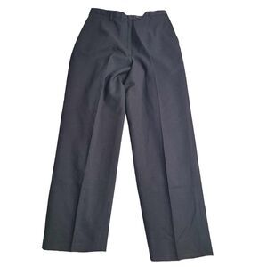 2987 Pendleton Petite 100% Virgin‎ Wool Black Slacks 12P
